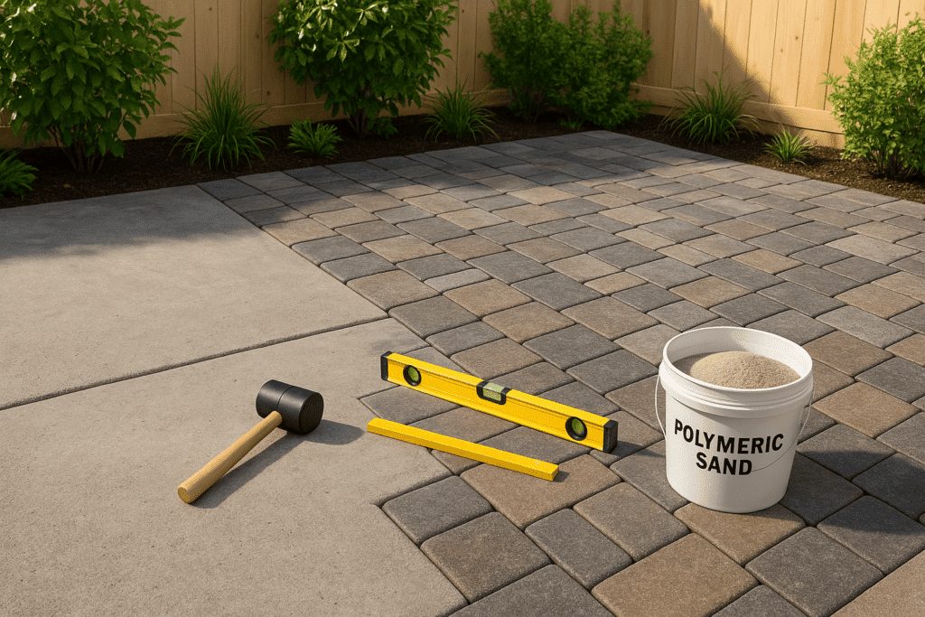 Pavers Over Concrete