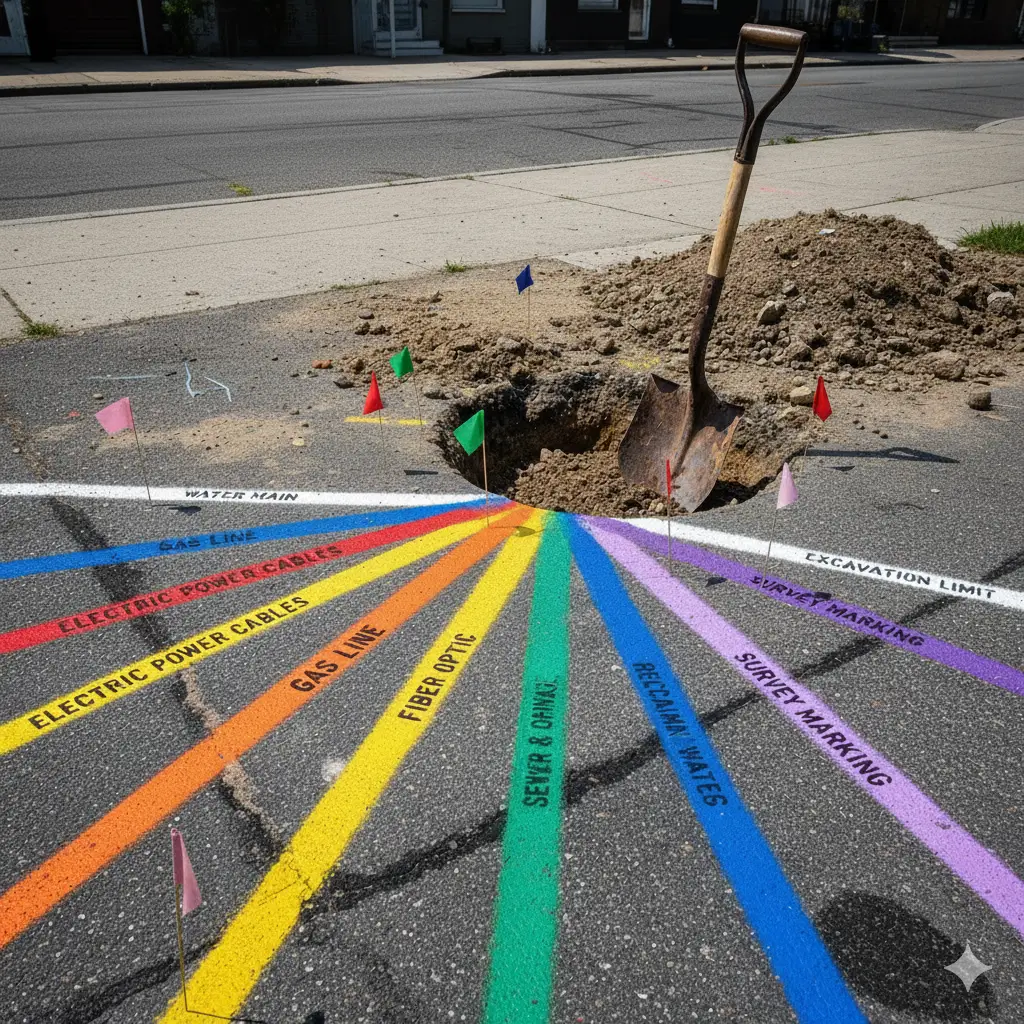 nyc sidewalk color code