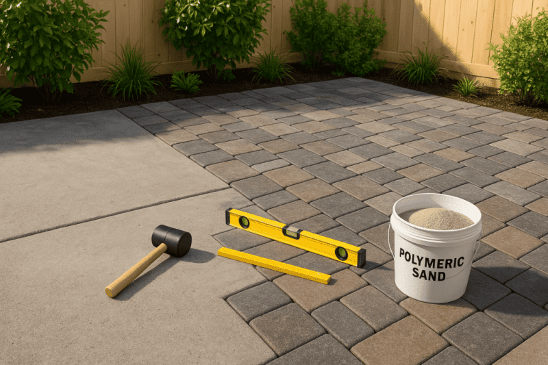 Pavers Over Concrete